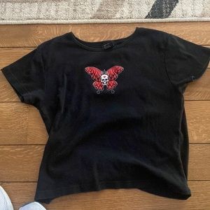 Custom motorcycle fitted tee